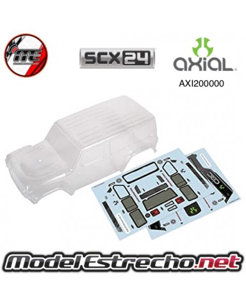 CARROCERIA TRANSPARENTE AXIAL SCX24 JEEP WRANGLER 2019

Ref: AXI200000