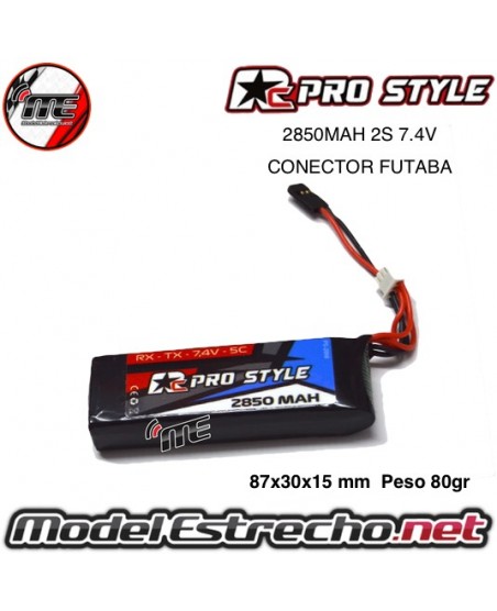 PRO STYLE SHORTY 5000mha 7,4v 110C 2S