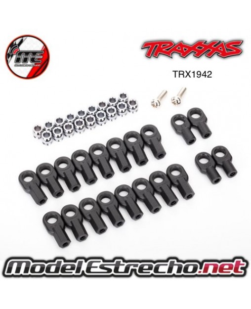 TRAXXAS ROD ENDS (16 LONG & 4 SHORT) HOLLOW BALL CONECTORS (18)  

Ref: TRX1942