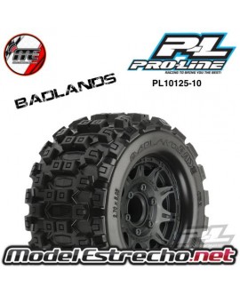 PROLINE BADLANDS MX43 PRO-LOC ALL TERRAIN TIRES MOUNTED FOR X-MAXX