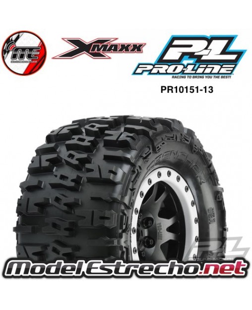 PROLINE TRENCHER 4.3 ALL TERRAIN TIRES MOUNTED FOR X-MAXX

Ref: PR10151-13
