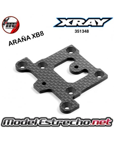 XRAY BANDEJA DELANTERA CARBONO XB8´16
