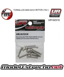 TORNILLOS SIG M3x16mm BOTON (10U.)