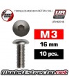 TORNILLOS SIG M3x16mm BOTON (10U.) 

Ref: UR162316