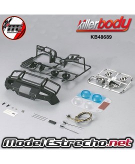 KILLERBODY BUMPER WITH LEDS ALUMINIUM BLACK 1/10 TRUCK 

Ref: KB48689