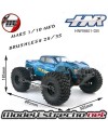 COCHE MARS BAJA 1/10 BRUSHLESS 80A