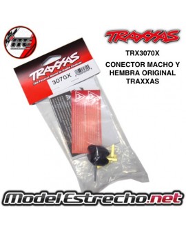 CONECTOR MACHO Y HEMBRA ORIGINAL TRAXXAS