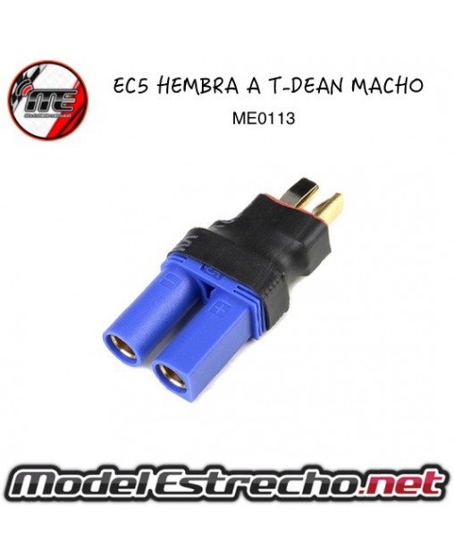 ADAPTADOR EC5 HRMBRA A T-DEAN MACHO

Ref: ME0113
