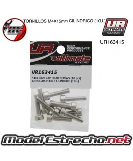 TORNILLOS M4x15mm CILINDRICO (10U.) 

Ref: UR163415