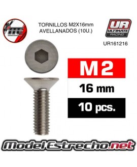 TORNILLOS M2X16MM AVELLANADO

Ref: UR161216