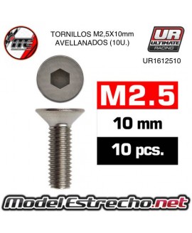 TORNILLOS M2,5X10MM AVELLANADO

Ref: UR1612510