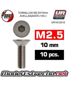 TORNILLOS M2,5X10MM AVELLANADO

Ref: UR1612510