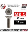 TORNILLOS M2,5X10MM AVELLANADO

Ref: UR1612510