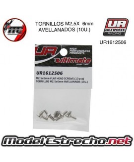 TORNILLOS M2.5X6MM AVELLANADO

Ref: UR1612506
