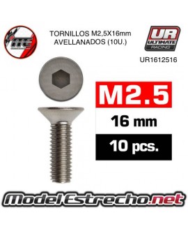 TORNILLOS M2,5X16MM AVELLANADO

Ref: UR1612516