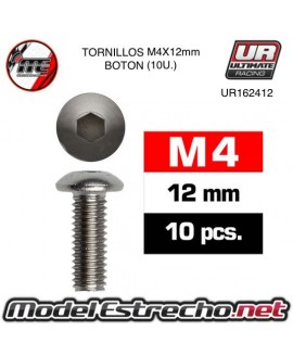 TORNILLO M4X12mm BOTON (10U.) 

Ref: UR162412