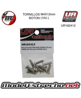 TORNILLO M4X12mm BOTON (10U.) 

Ref: UR162412