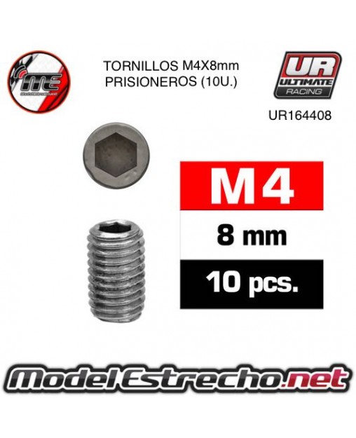 TORNILLOS M4X8 PRISIONERO (10U.)

Ref: UR164408
