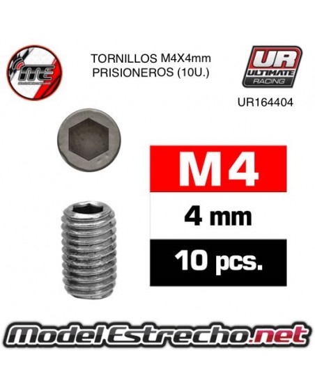 TORNILLOS M4X4 PRISIONERO (10U.)

Ref: UR164404
