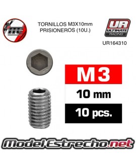 TORNILLOS M3X10 PRISIONERO (10U.)

Ref: UR164310