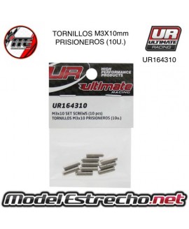 TORNILLOS M3X10 PRISIONERO (10U.)

Ref: UR164310
