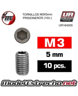 TORNILLOS M3X5 PRISIONERO (10U.)

Ref: UR164305