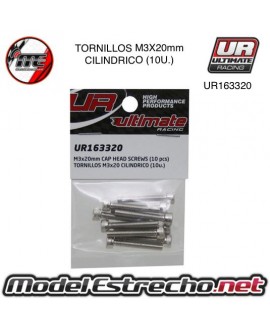 TORNILLOS M3x20mm CILINDRICO (10U.)

Ref: UR163320