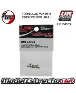 TORNILLOS M3X3 PRISIONERO (10U.)

Ref: UR164303