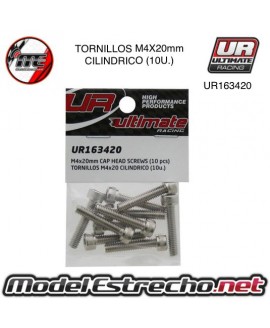 TORNILLOS M4x20mm CILINDRICO (10U.) 

Ref: UR163420
