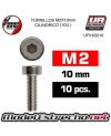 TORNILLOS M3x10mm CILINDRICO (10U.)