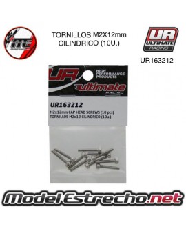 TORNILLOS M3x12mm CILINDRICO (10U.)