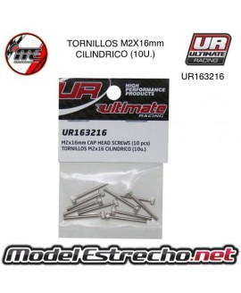 TORNILLOS M2x16mm CILINDRICO (10U.) 

Ref: UR163216