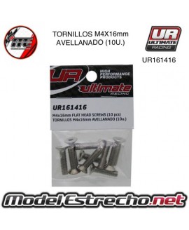 TORNILLOS M4x16mm AVELLANADOS (10U.) 

Ref: UR161416