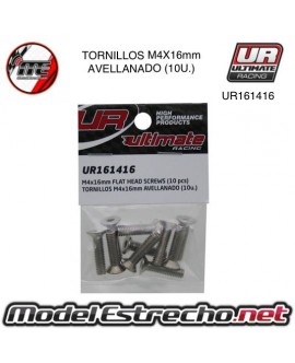 TORNILLOS M4x10mm AVELLANADOS (10U.)