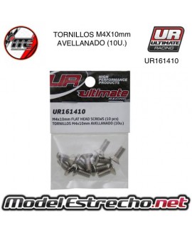TORNILLOS M4x10mm AVELLANADOS (10U.) 

Ref: UR161410