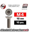 TORNILLOS M4x10mm AVELLANADOS (10U.) 

Ref: UR161410