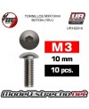 TORNILLOS SIG M3x10mm BOTON (10U.)