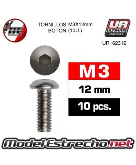 TORNILLOS SIG M3x12mm BOTON (10U.)