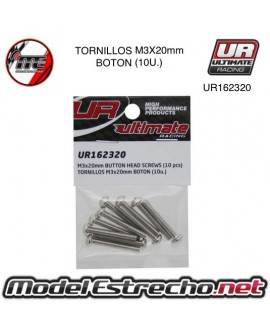 TORNILLOS SIG M3x20mm BOTON (10U.)