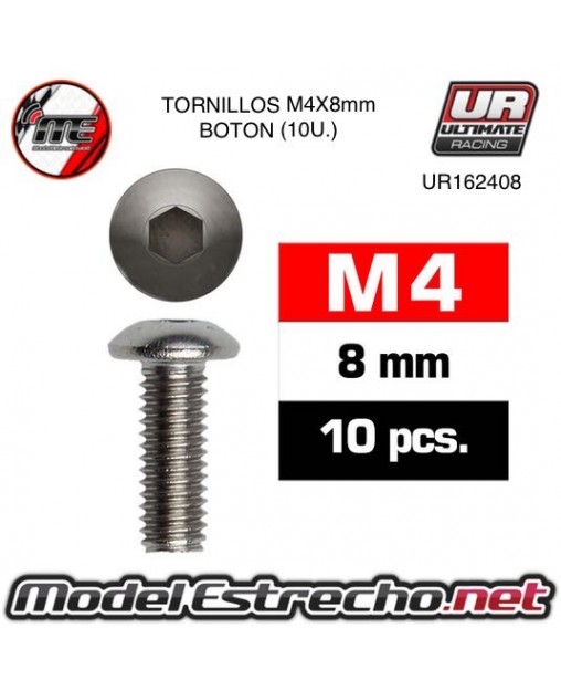 TORNILLOS M4X8MM BOTON