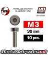 TORNILLOS M3x30mm  (10U.) 

Ref: UR163330