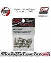 TORNILLOS SIG M3x8mm BOTON (10U.)