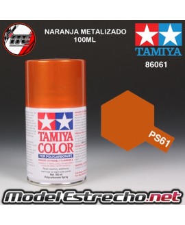 PS-61 SPRAY NARANJA METALIZADO 100ML TAMIYA LEXAN POLICARBONATO

Ref: PS-61