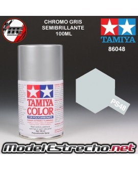 PS-48 SPRAY CHROMO GRIS SEMIBRILLANTE 100ML TAMIYA LEXAN POLICARBONATO

Ref: PS-48