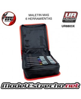 MALETIN DE HERRAMIENTAS ULTIMATE RACING + 4 PIEZAS