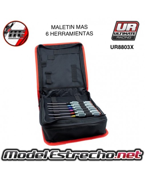 MALETIN DE HERRAMIENTAS ULTIMATE RACING + 6 HERRAMIENTAS

Ref: UR8803X