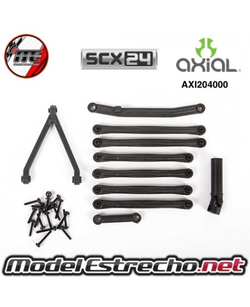 SET DE ESLABONES DE SUSPENSION ENTRE EJES AXIAL SCX24

Ref: AXI204000