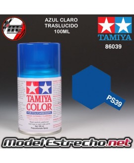 PS-39 SPRAY AZUL CLARO TRASLUCIDO 100ML TAMIYA LEXAN POLICARBONATO

Ref: PS-39