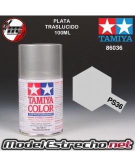 PS-36 SPRAY PLATA TRASLUCIDO 100ML TAMIYA LEXAN POLICARBONATO

Ref: PS-36
