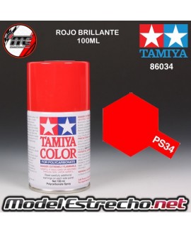 PS-34 SPRAY ROJO BRILLANTE 100ML TAMIYA LEXAN POLICARBONATO

Ref: PS-34